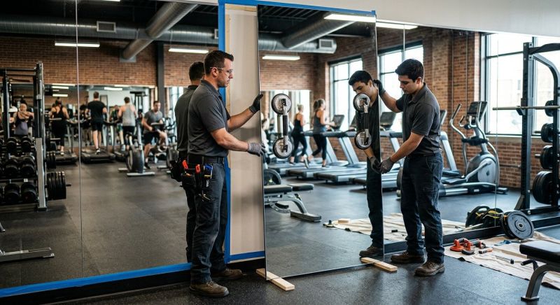 Fitness Mirror Installation in Arvada, CO