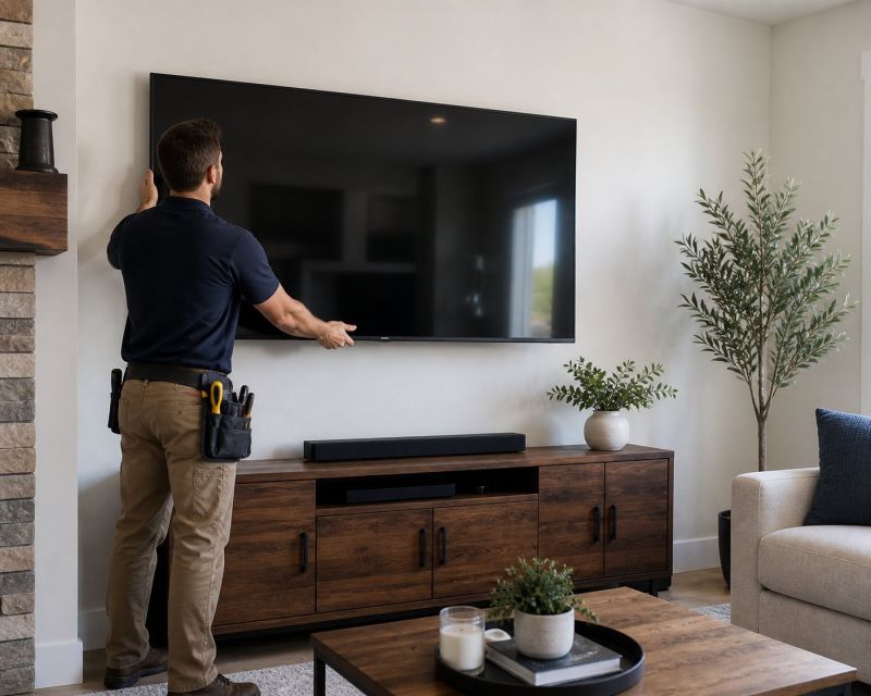 Flatscreen Tv Mounting in Conroe, TX