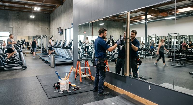 Health Club Mirror Service