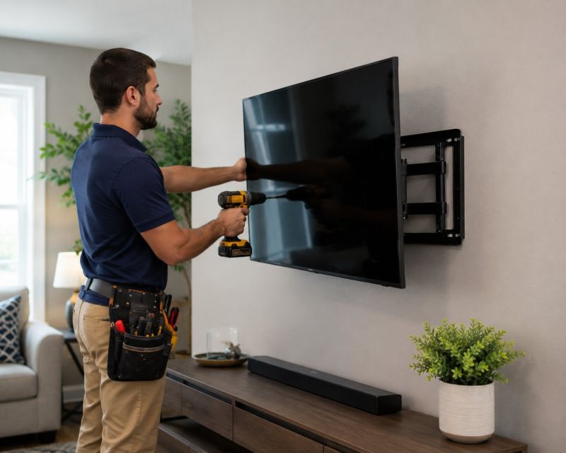 Flatscreen TV Mounting in Arvada, CO